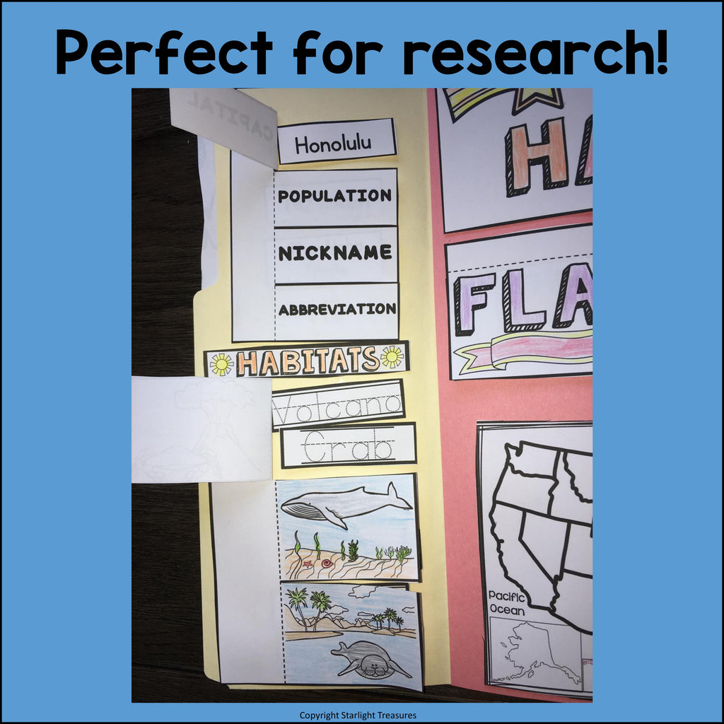 Hawaii Lapbook for Early Learners - A State Study