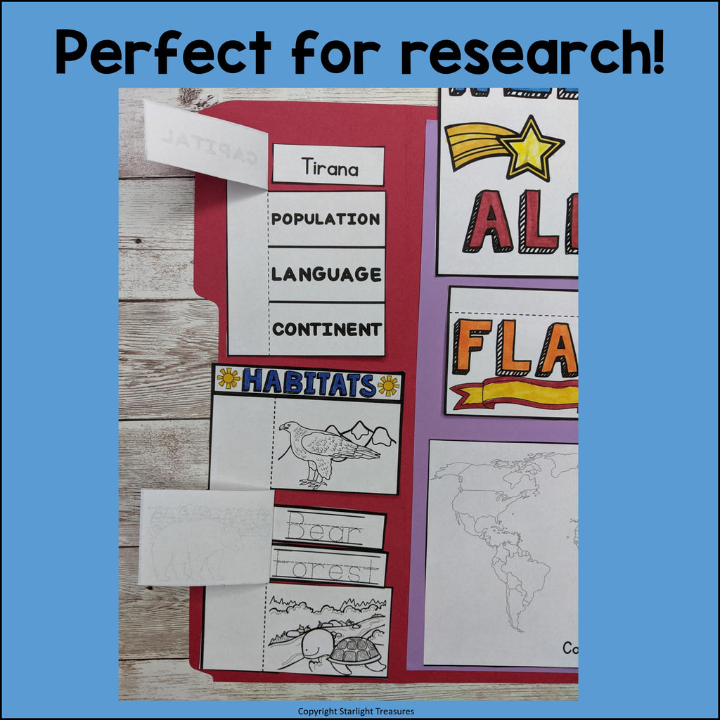 Albania Lapbook for Early Learners - A Country Study