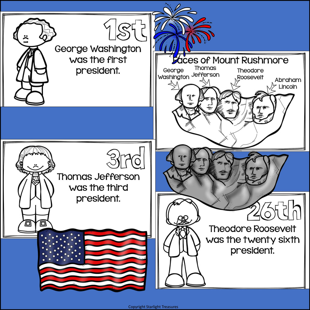 Mount Rushmore Mini Book for Early Readers: American Symbols