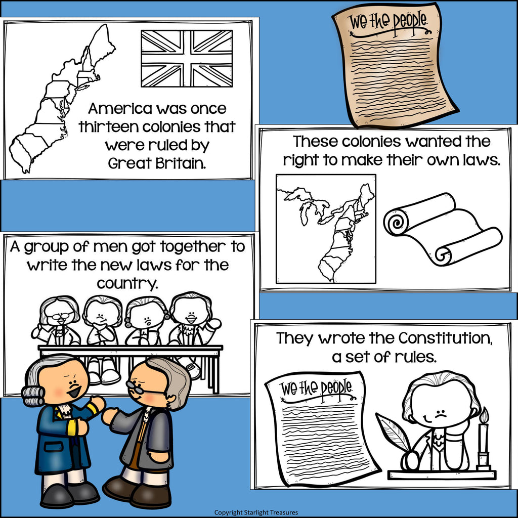 Constitution Day Mini Book for Early Readers