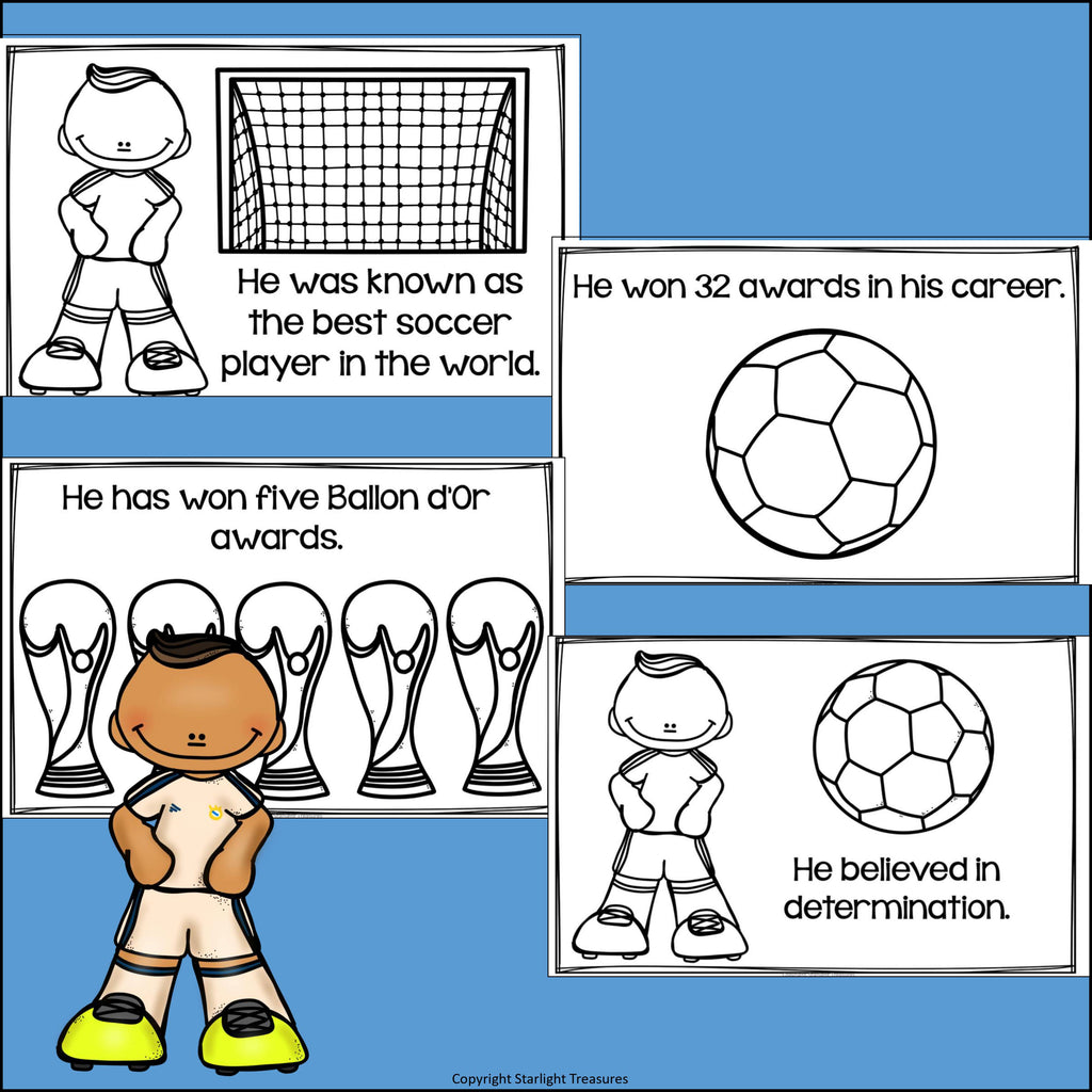 Cristiano Ronaldo Mini Book for Early Readers: Famous Athletes
