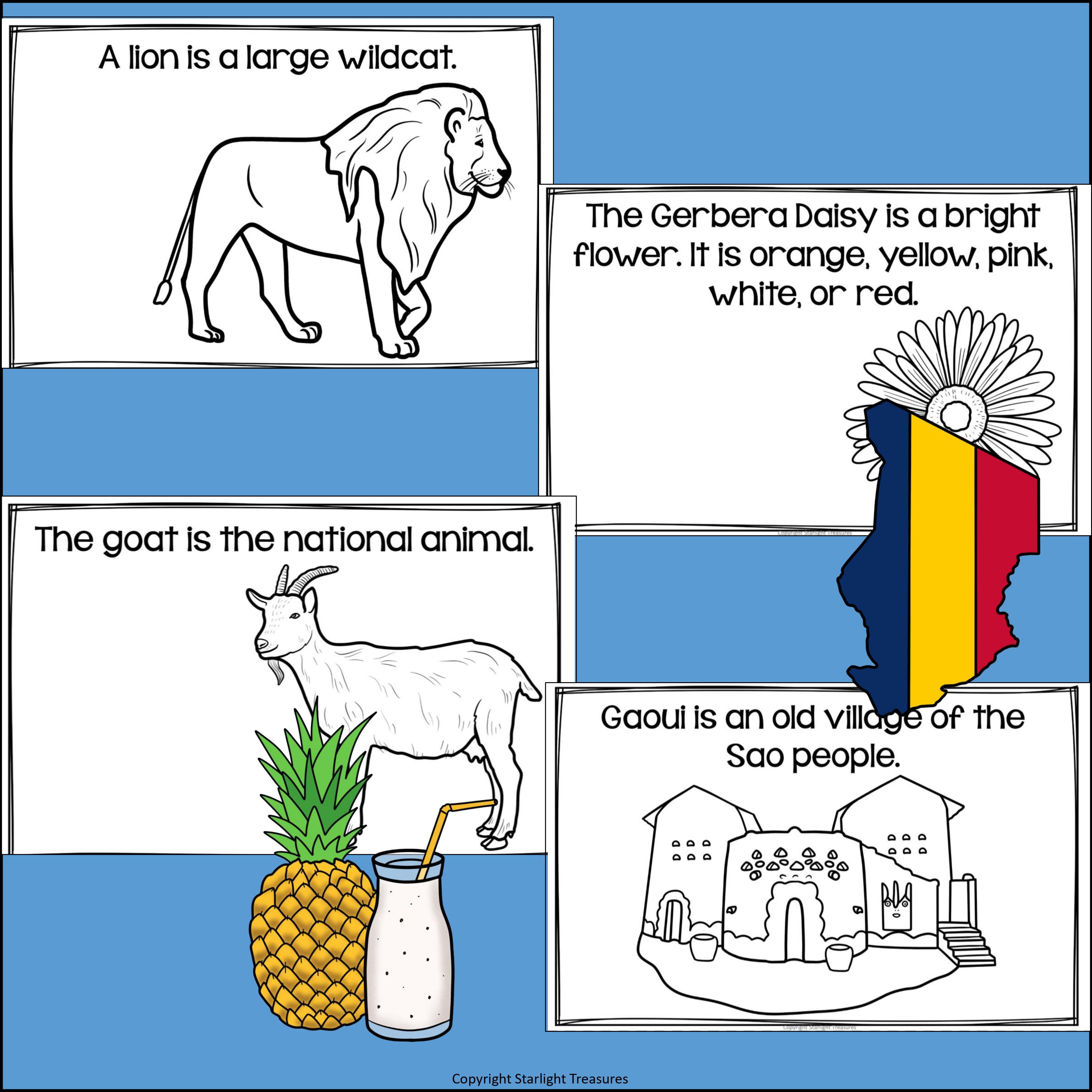 Chad Mini Book for Early Readers - A Country Study