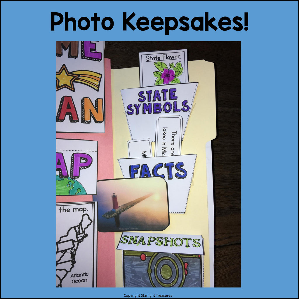 Michigan Lapbook for Early Learners - A State Study