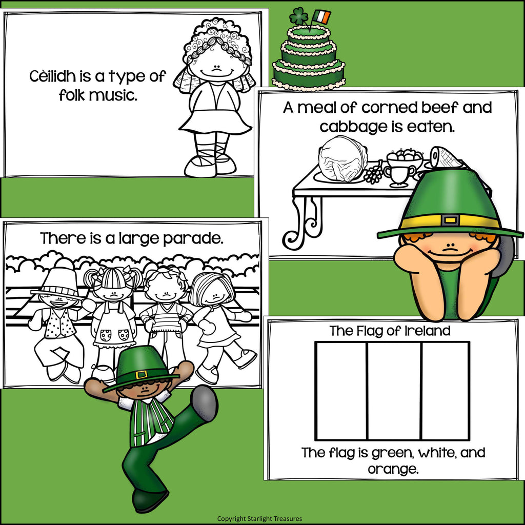 Saint Patrick's Day Mini Book for Early Readers: St. Patrick's Day