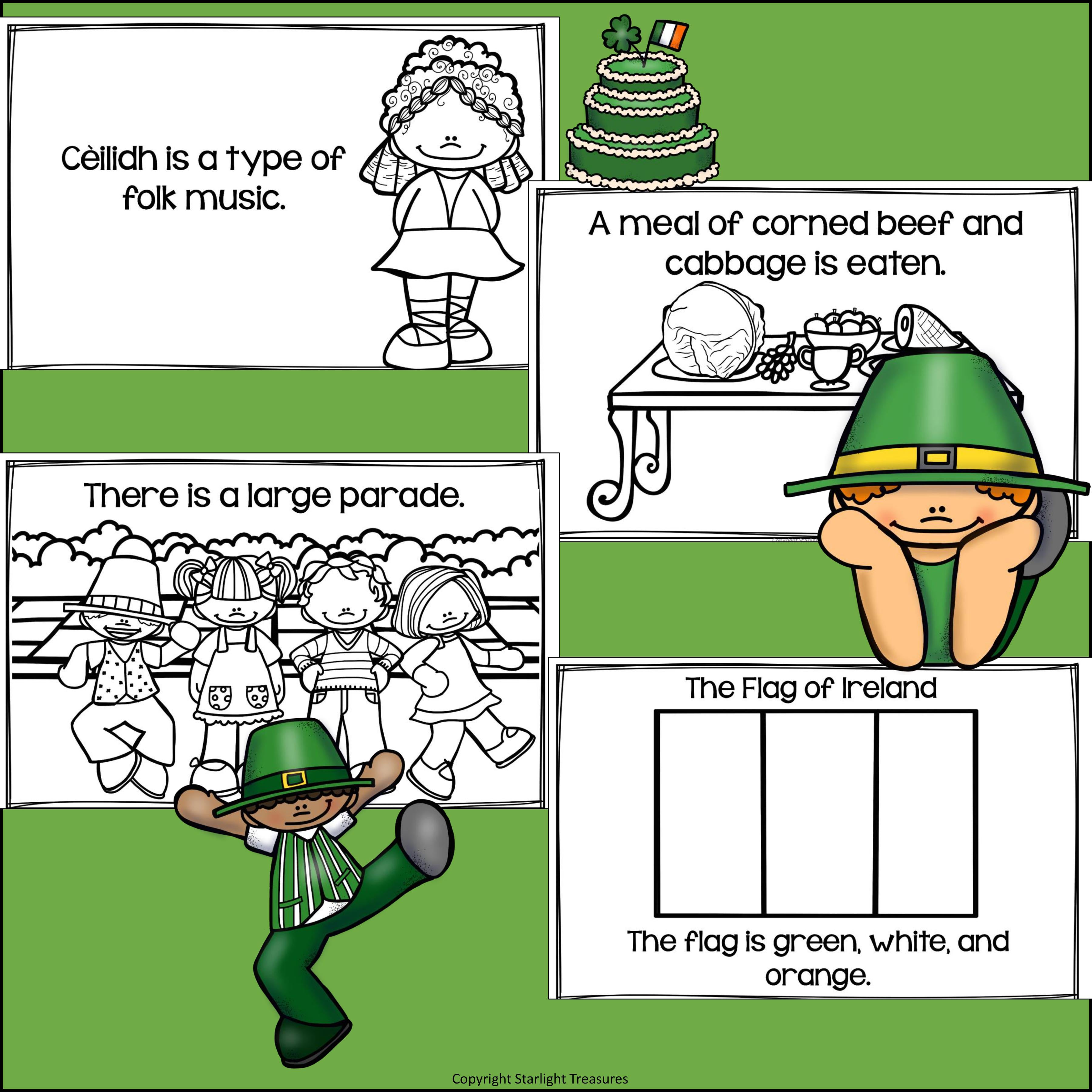 Saint Patrick's Day Mini Book for Early Readers: St. Patrick's Day