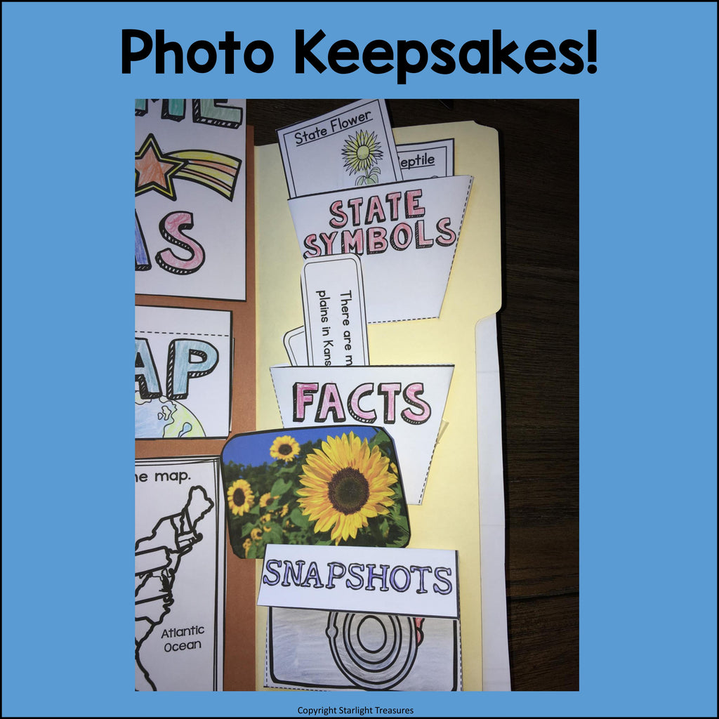 Kansas Lapbook for Early Learners - A State Study