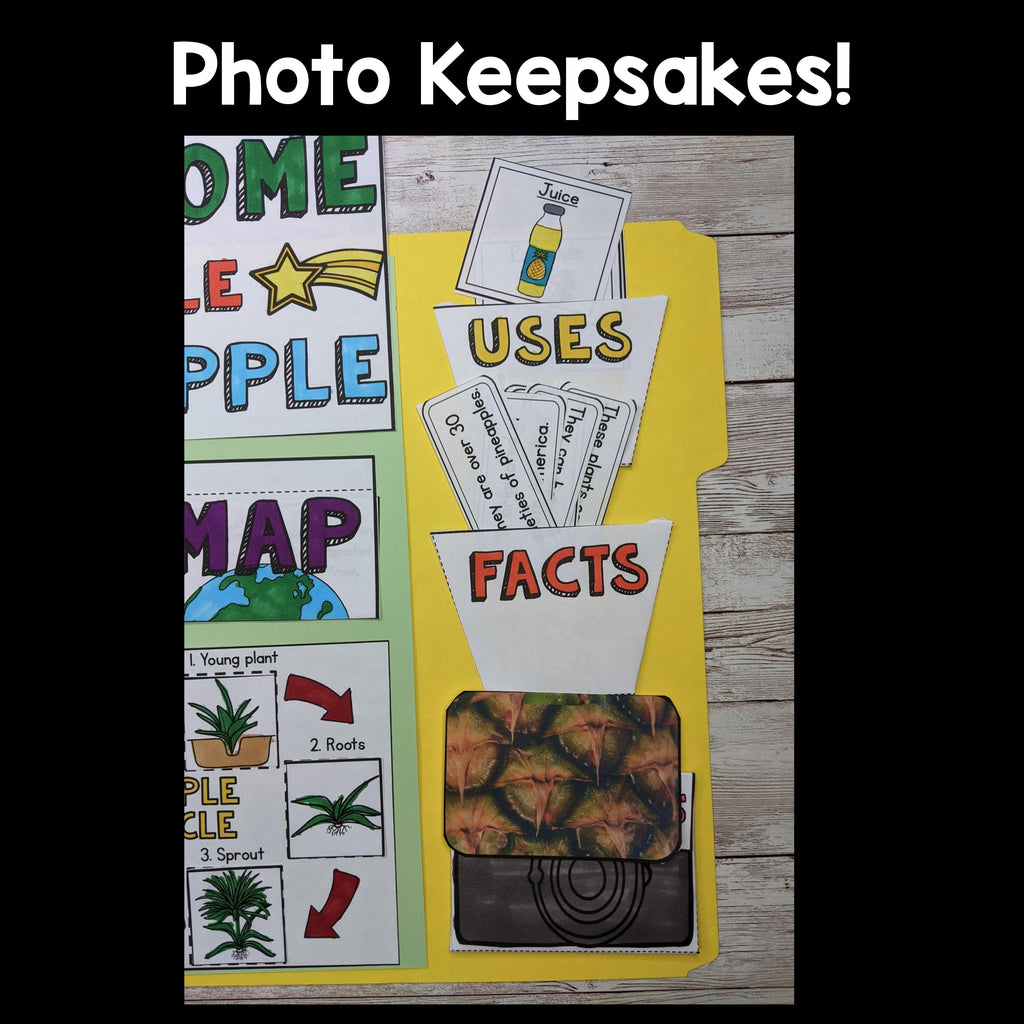 Pineapple Lapbook for Early Learners - Plant Study