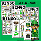 Saint Patrick's Day Bingo Cards for Early Readers - St. Patrick's Bingo FREEBIE