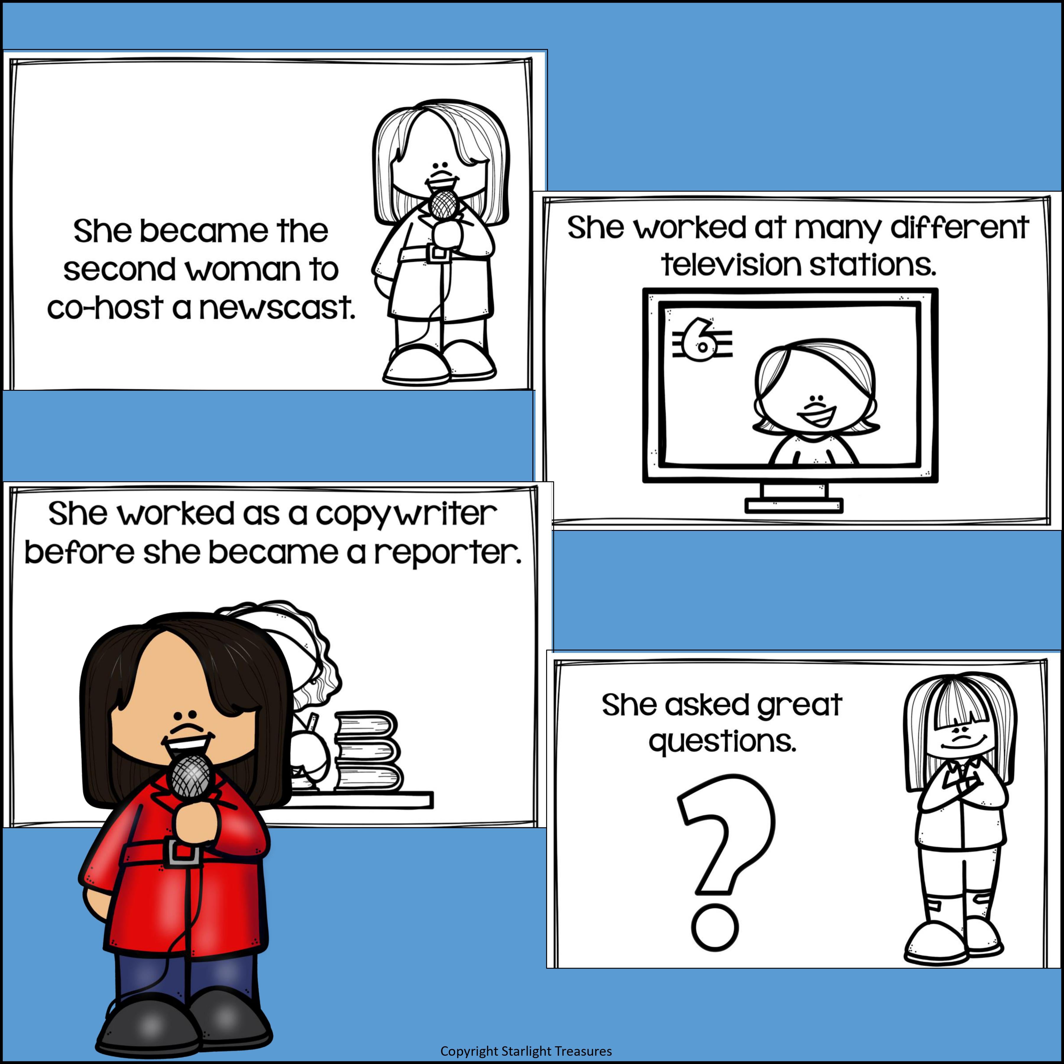 Connie Chung Mini Book for Early Readers: Asian/Pacific Islander Heritage Month