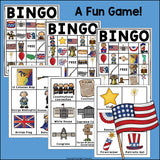 Independence Day Bingo Cards for Early Readers - July 4th, Independence FREEBIE
