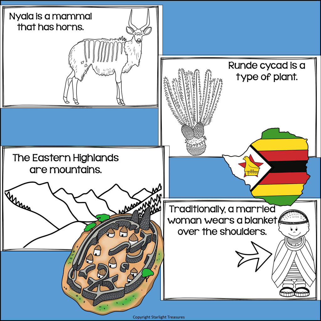 Zimbabwe Mini Book for Early Readers - A Country Study
