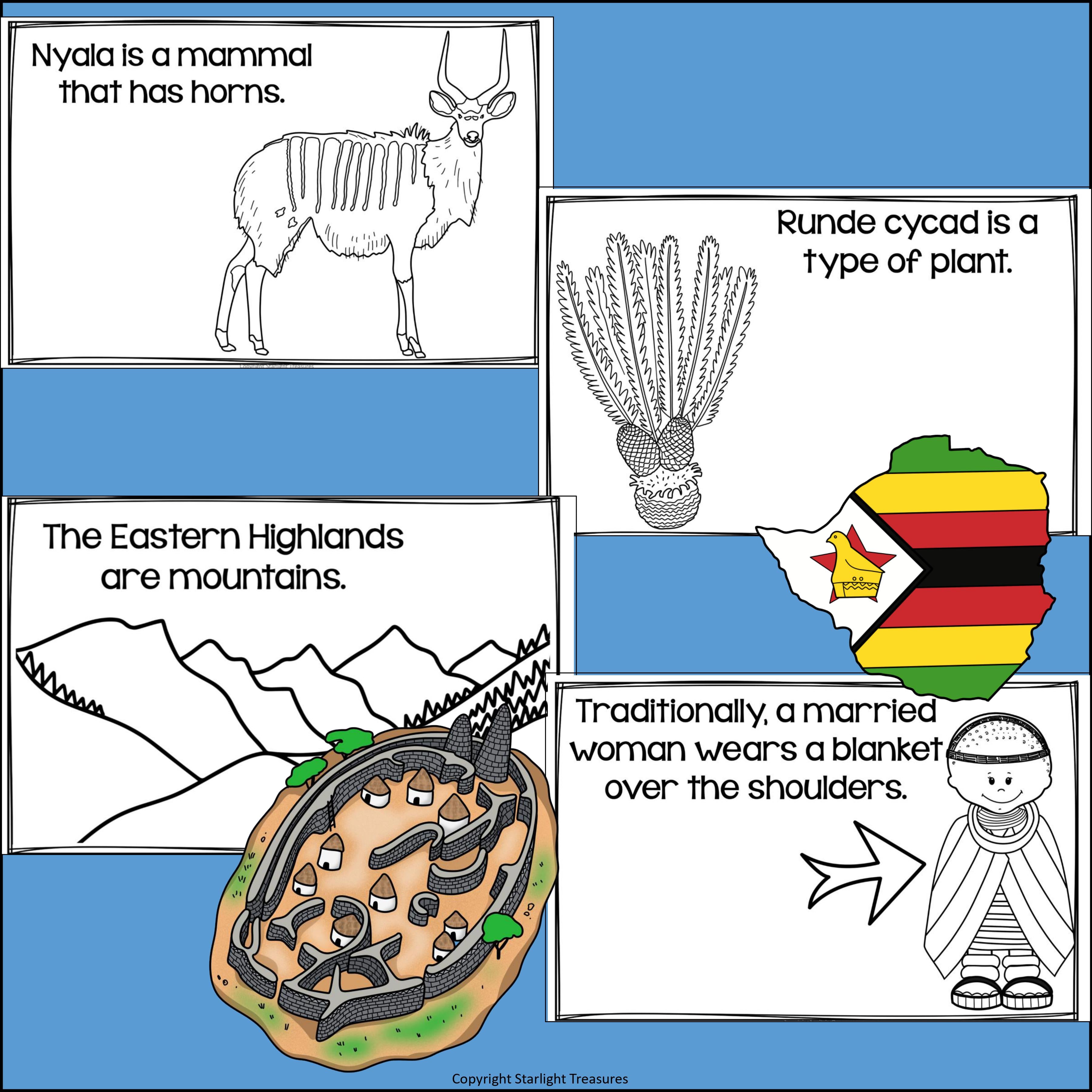 Zimbabwe Mini Book for Early Readers - A Country Study