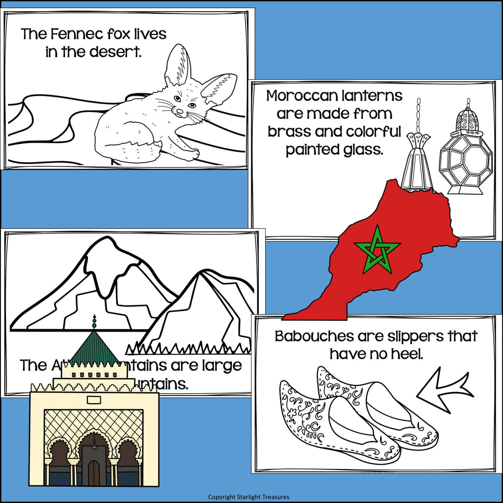 Morocco Mini Book for Early Readers - A Country Study