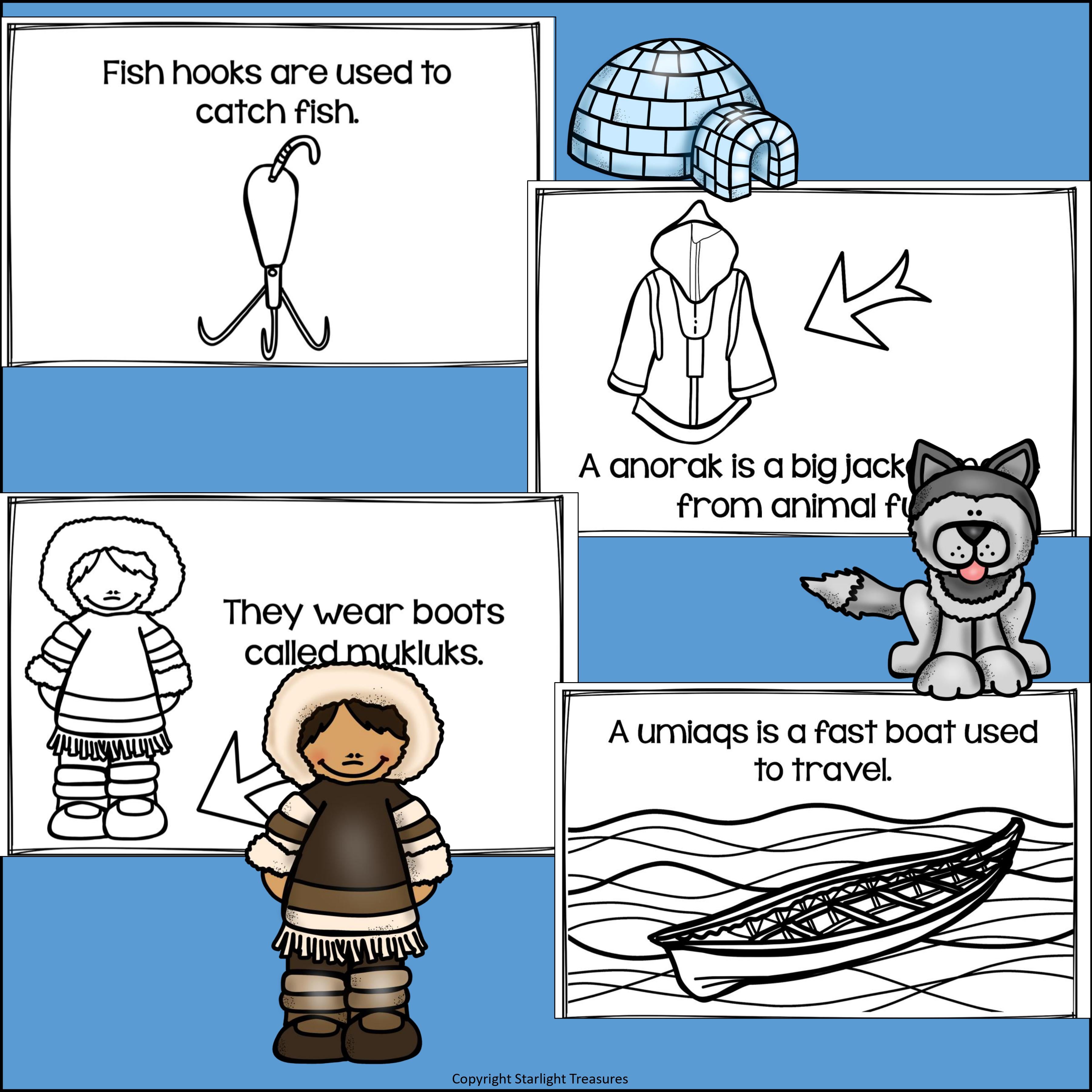Inuit Tribe Mini Book for Early Readers