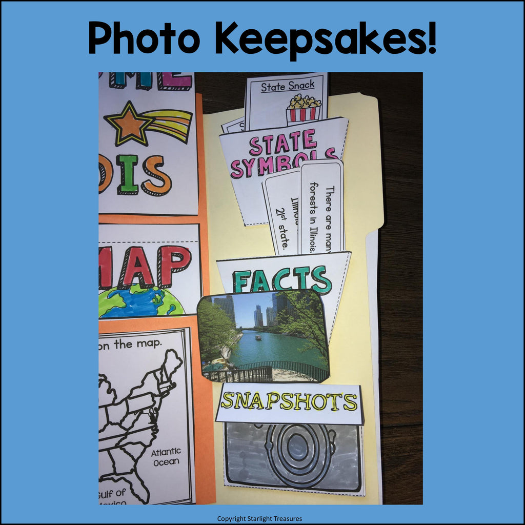Illinois Lapbook for Early Learners - A State Study