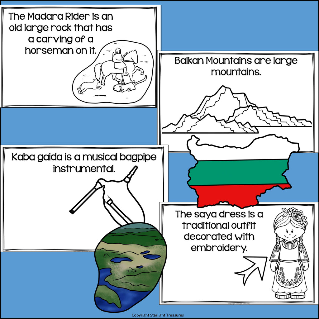 Bulgaria Mini Book for Early Readers - A Country Study