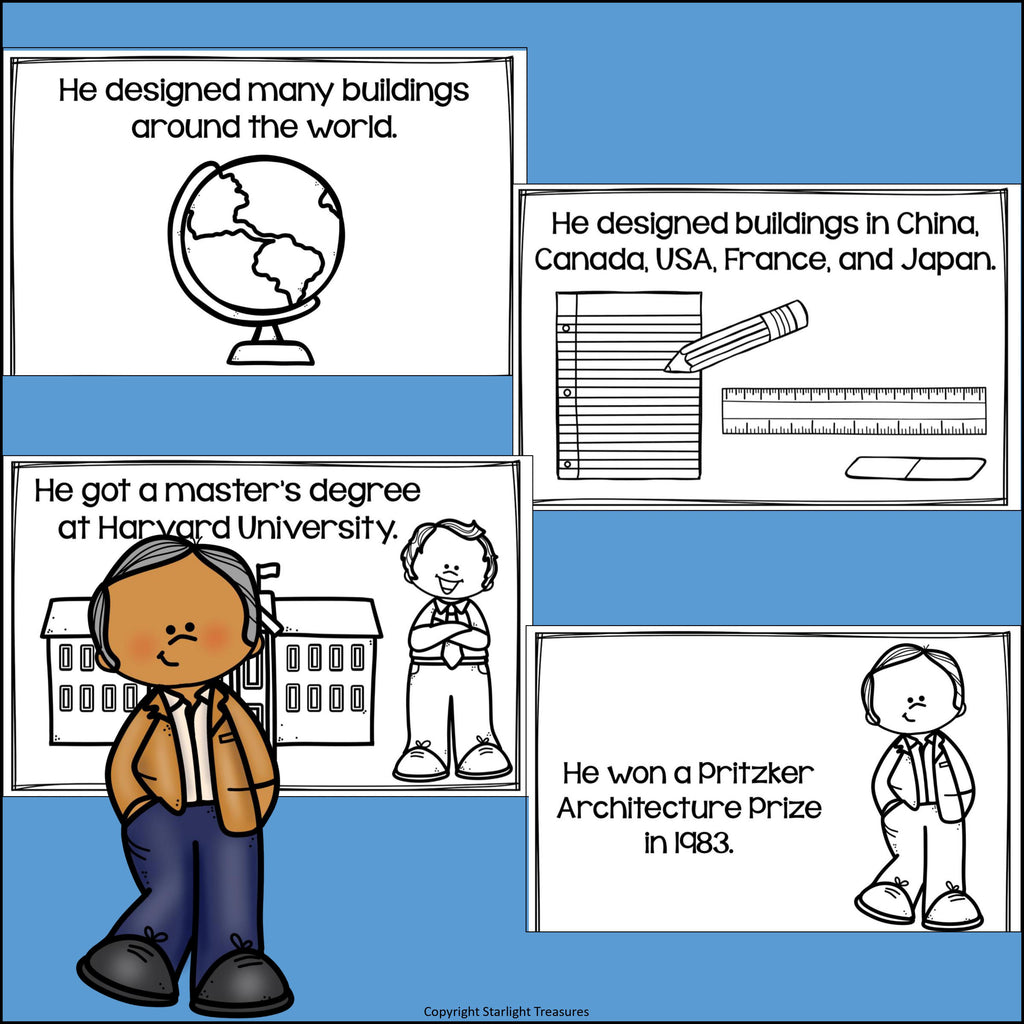 Ieoh Ming Pei Mini Book for Early Readers: Asian/Pacific Islander Heritage Month
