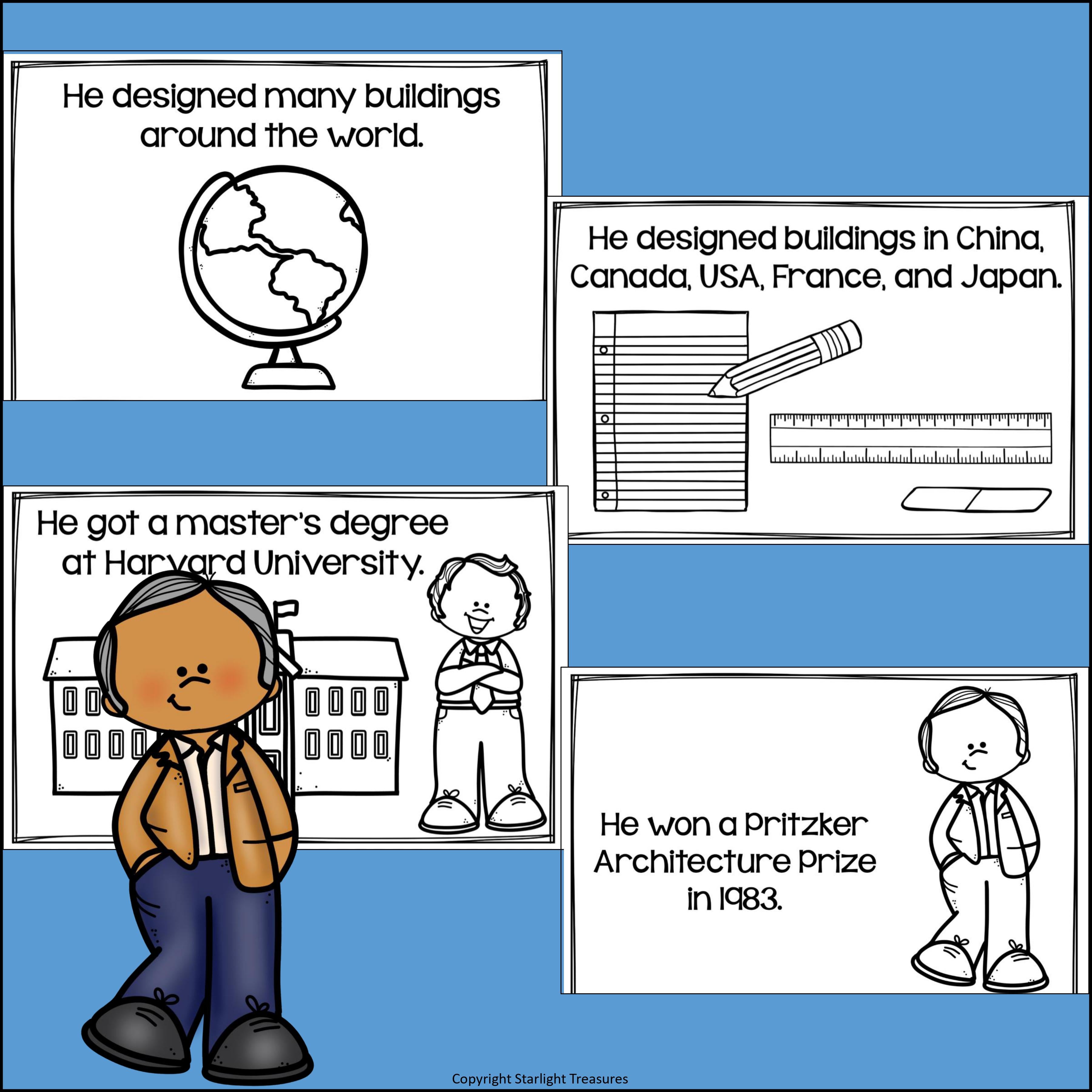 Ieoh Ming Pei Mini Book for Early Readers: Asian/Pacific Islander Heritage Month