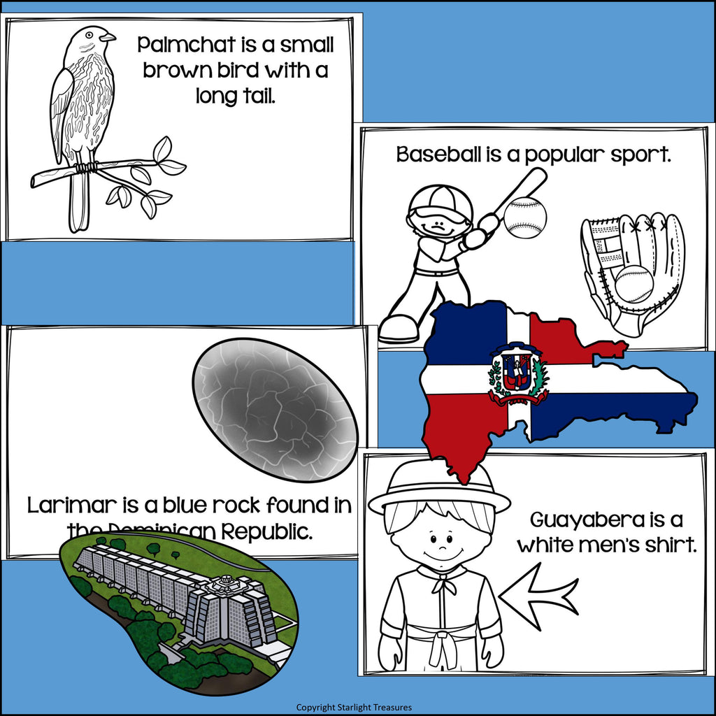 Dominican Republic Mini Book for Early Readers - A Country Study