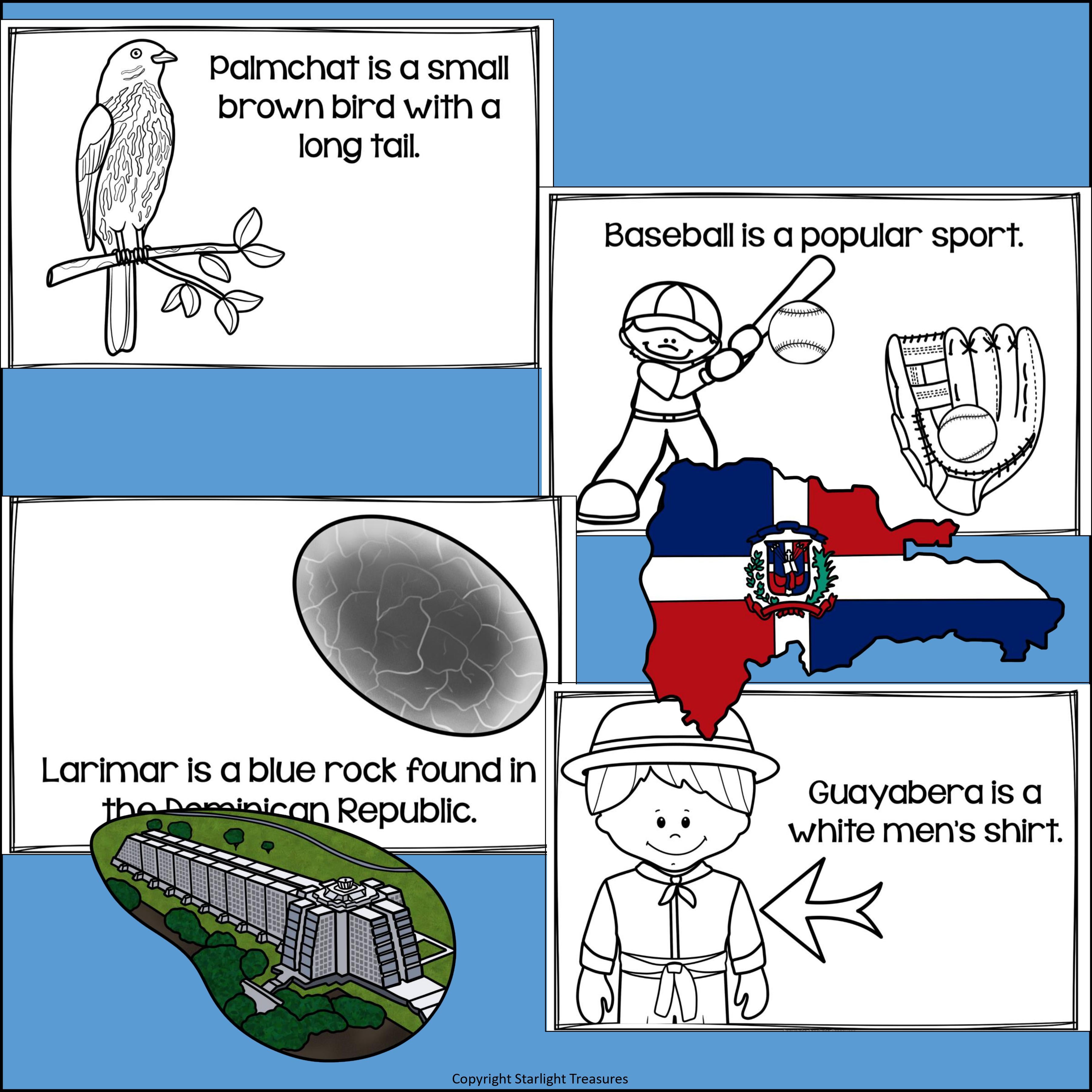 Dominican Republic Mini Book for Early Readers - A Country Study