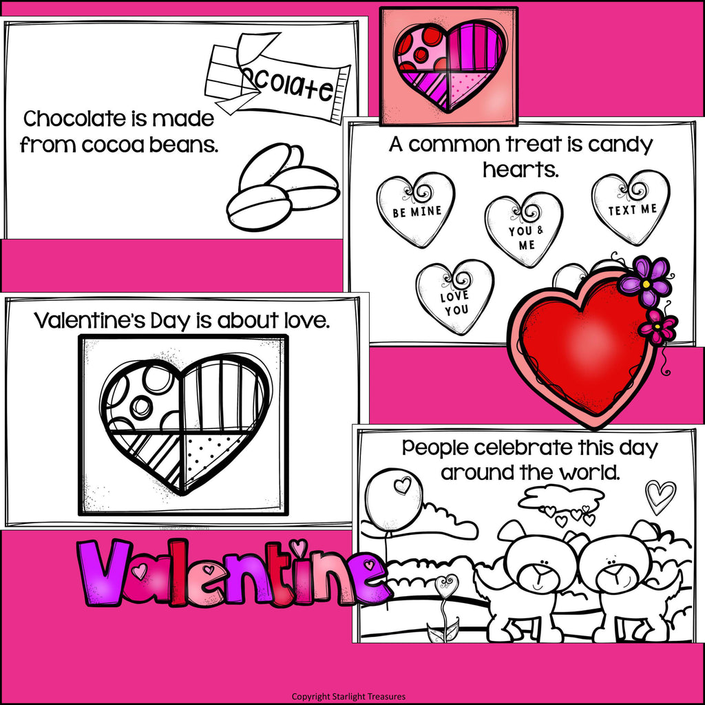 Valentine's Day Mini Book for Early Readers