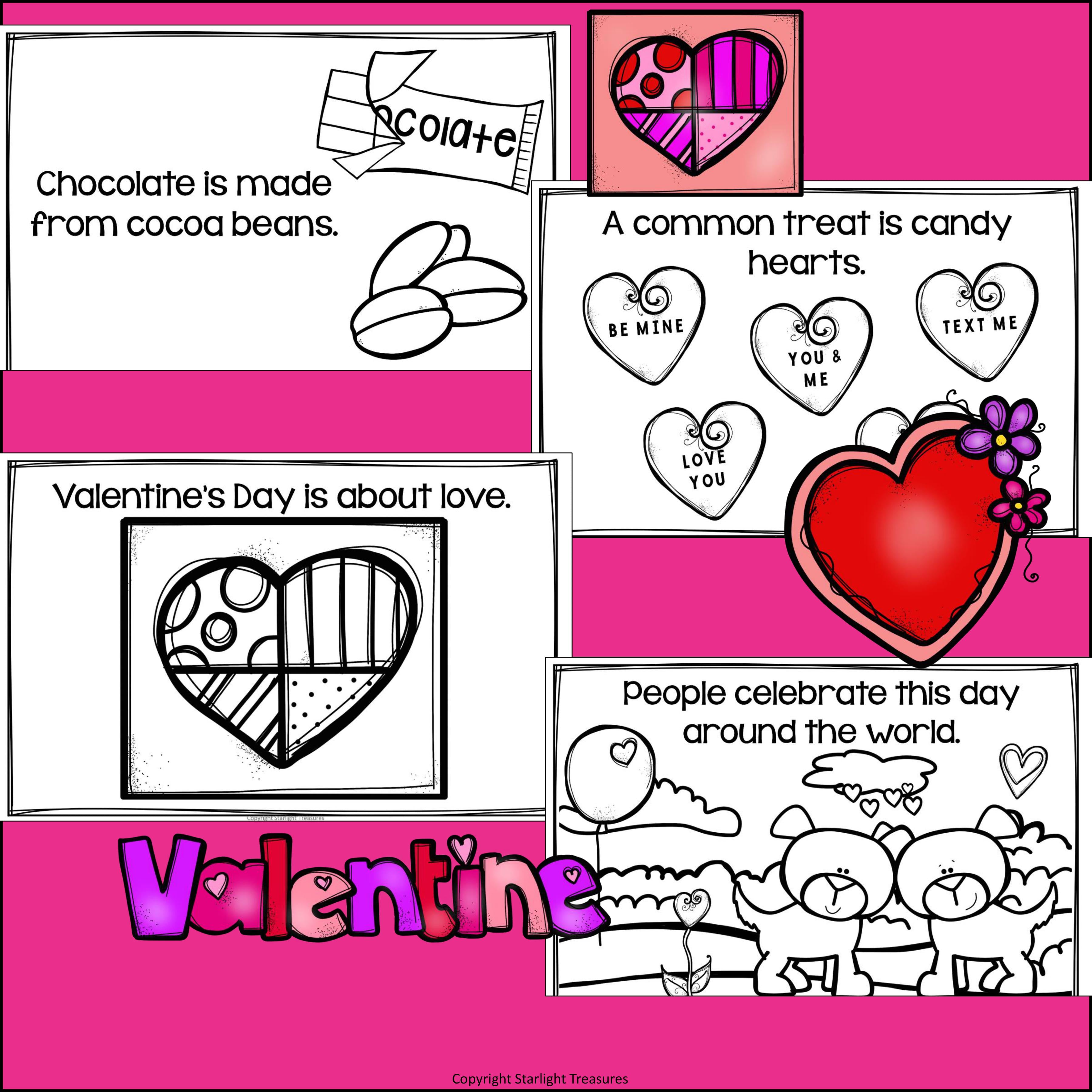 Valentine's Day Mini Book for Early Readers
