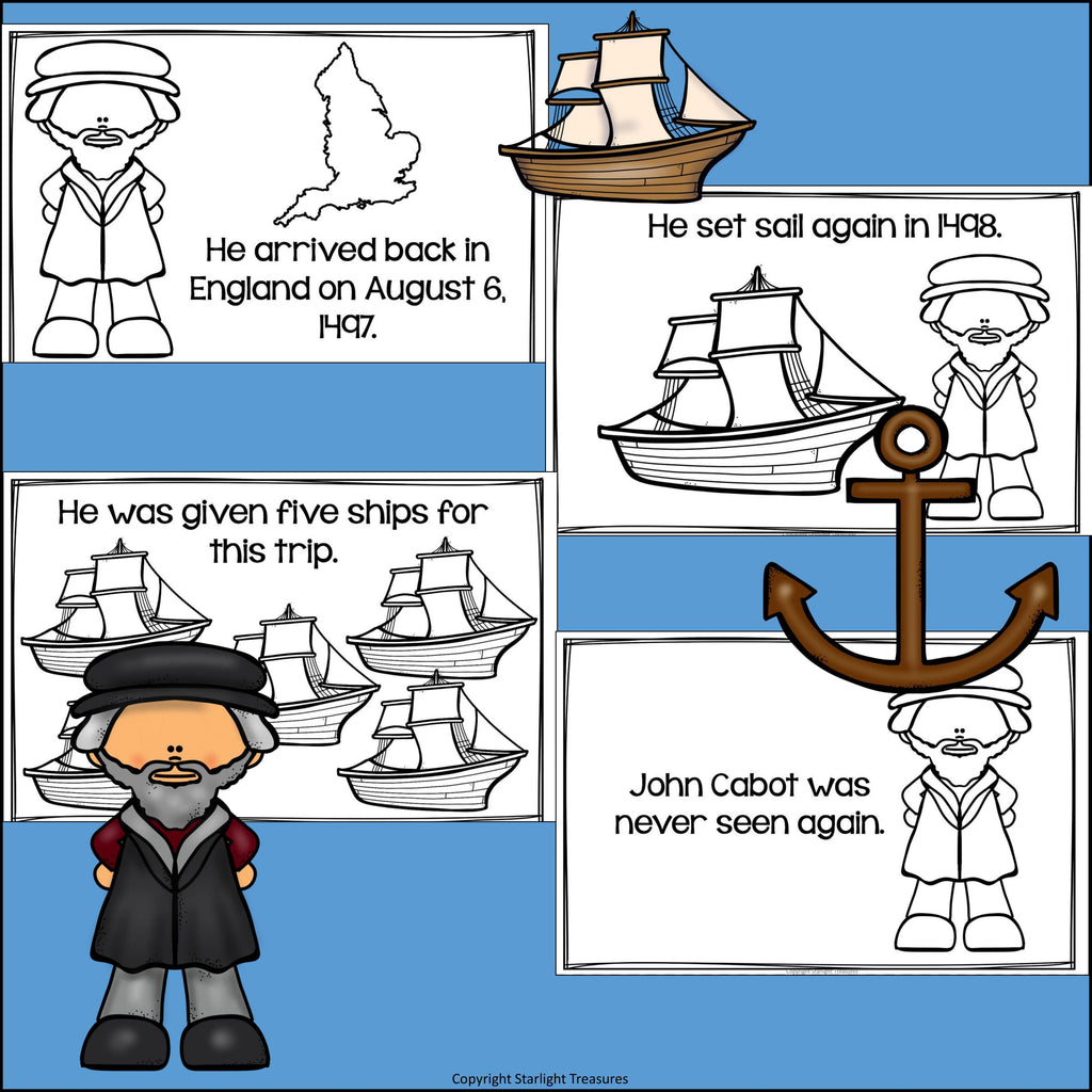 John Cabot Mini Book for Early Readers: Early Explorers