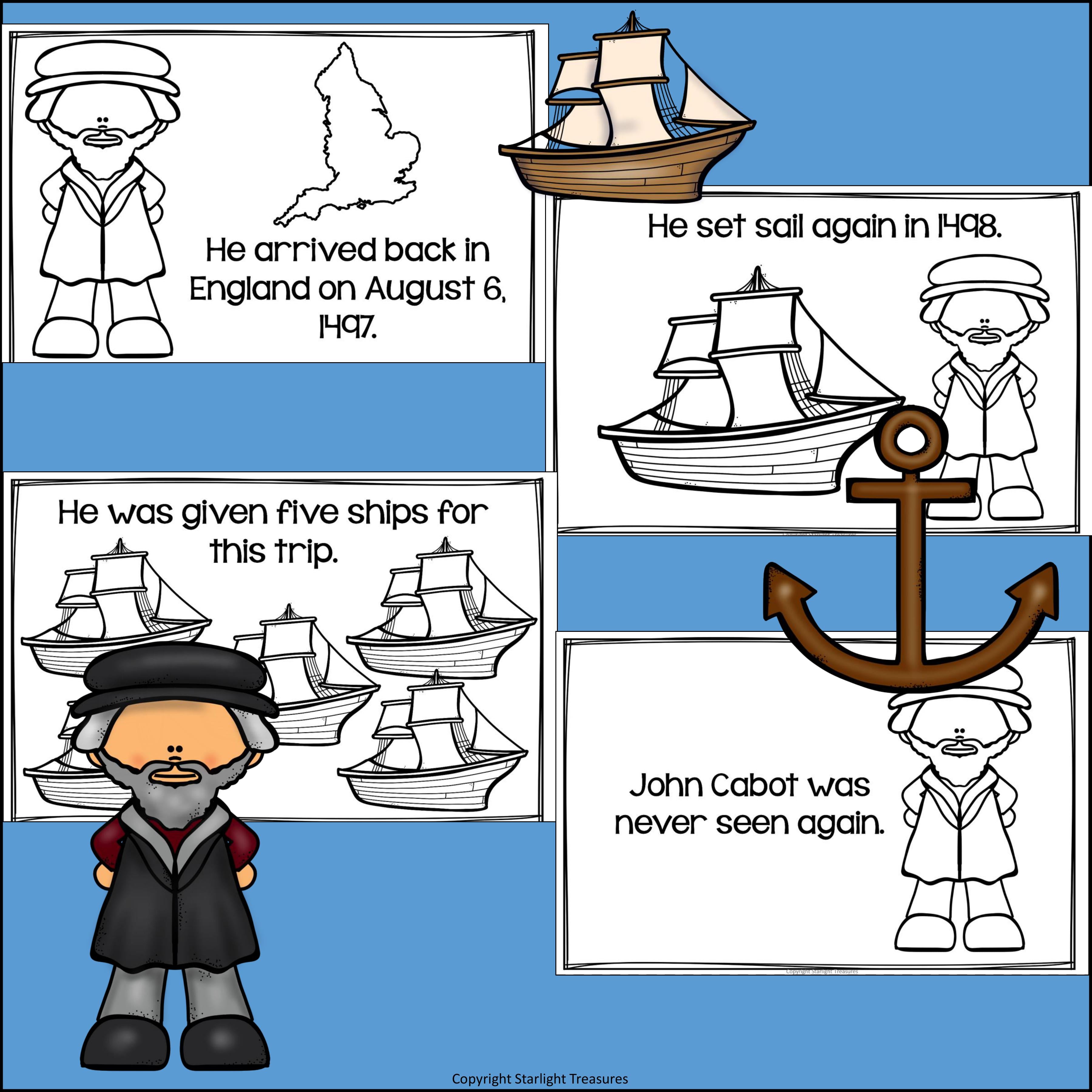 John Cabot Mini Book for Early Readers: Early Explorers