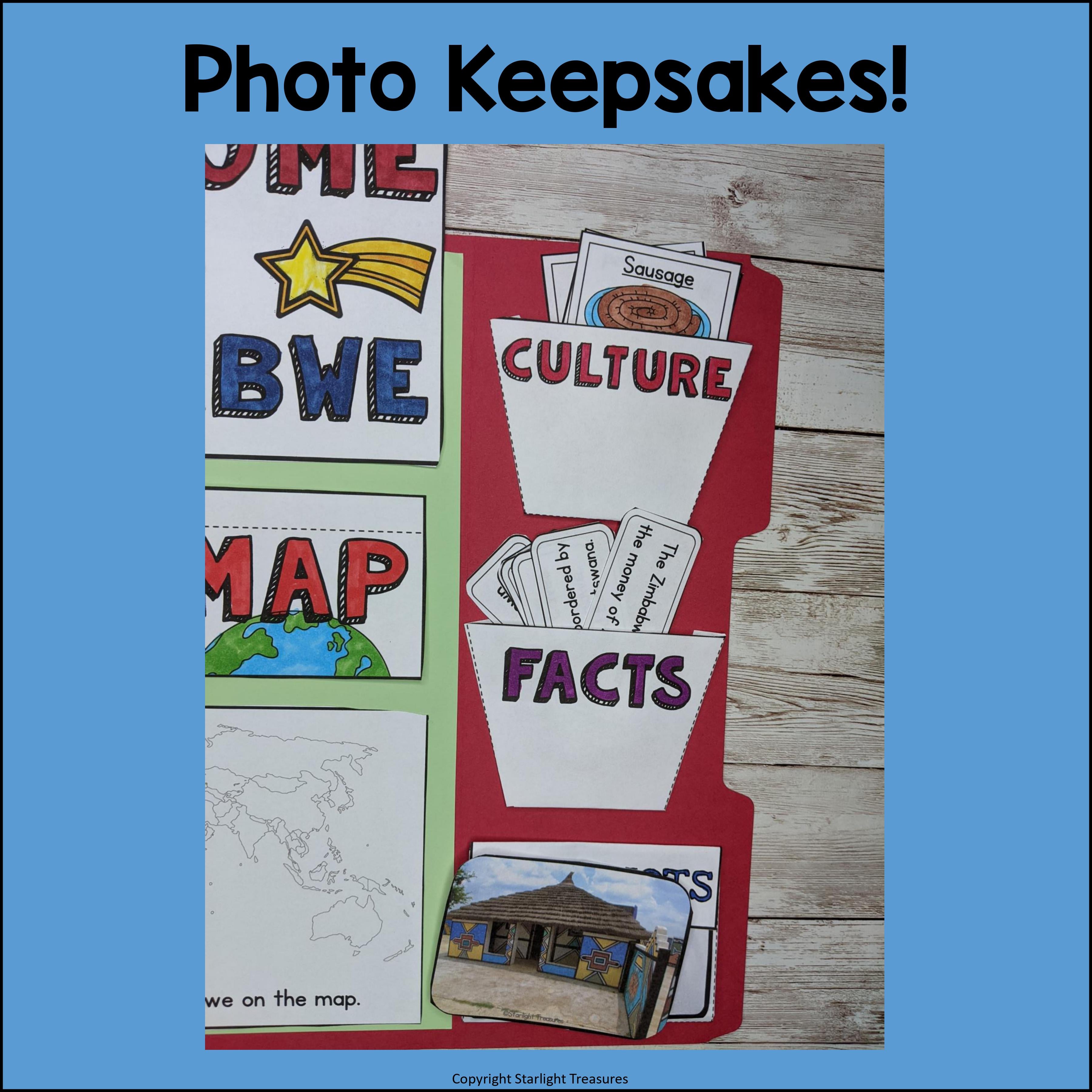 Zimbabwe Lapbook for Early Learners - A Country Study