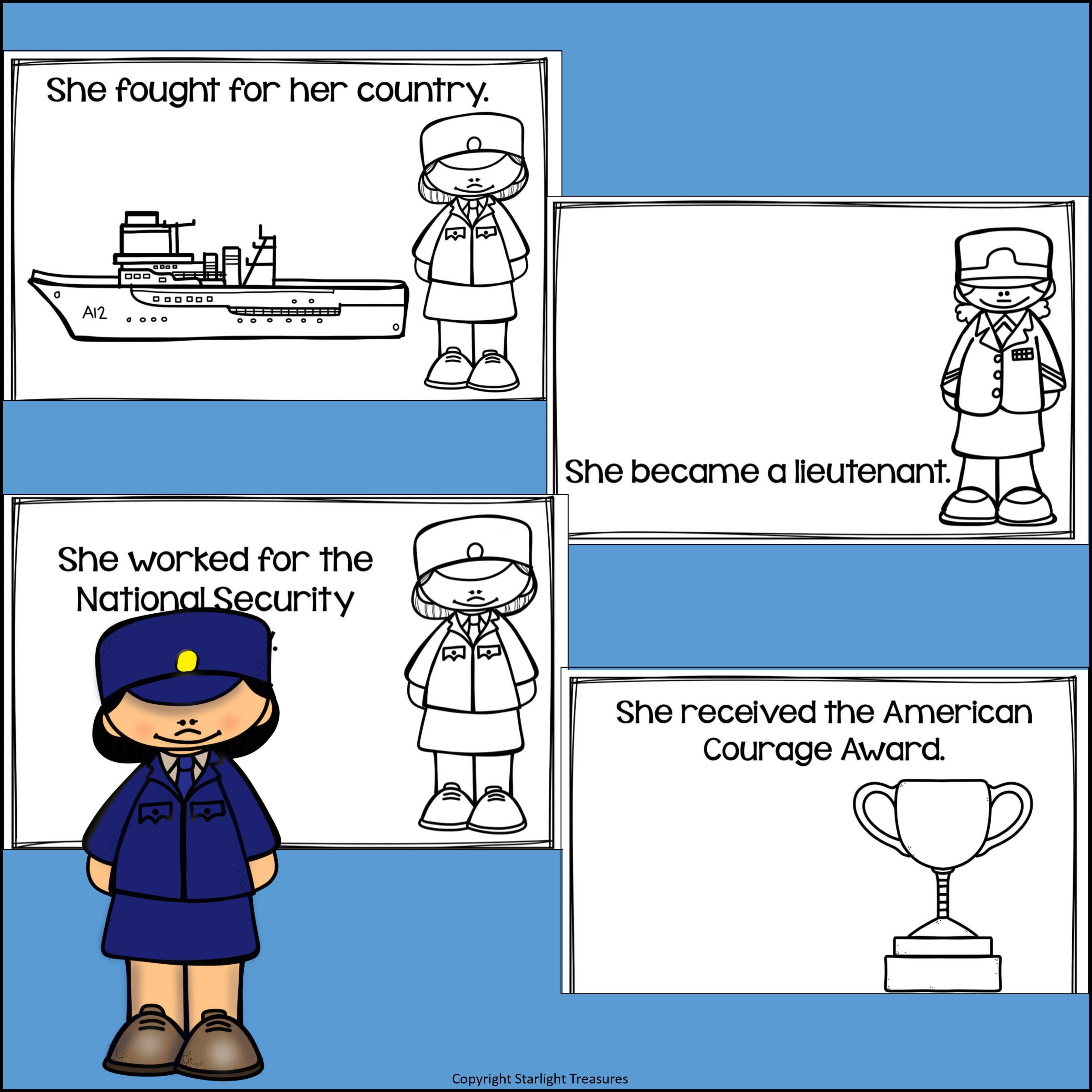 Susan Ahn Cuddy Mini Book for Early Readers: Asian/Pacific Islander Heritage Month