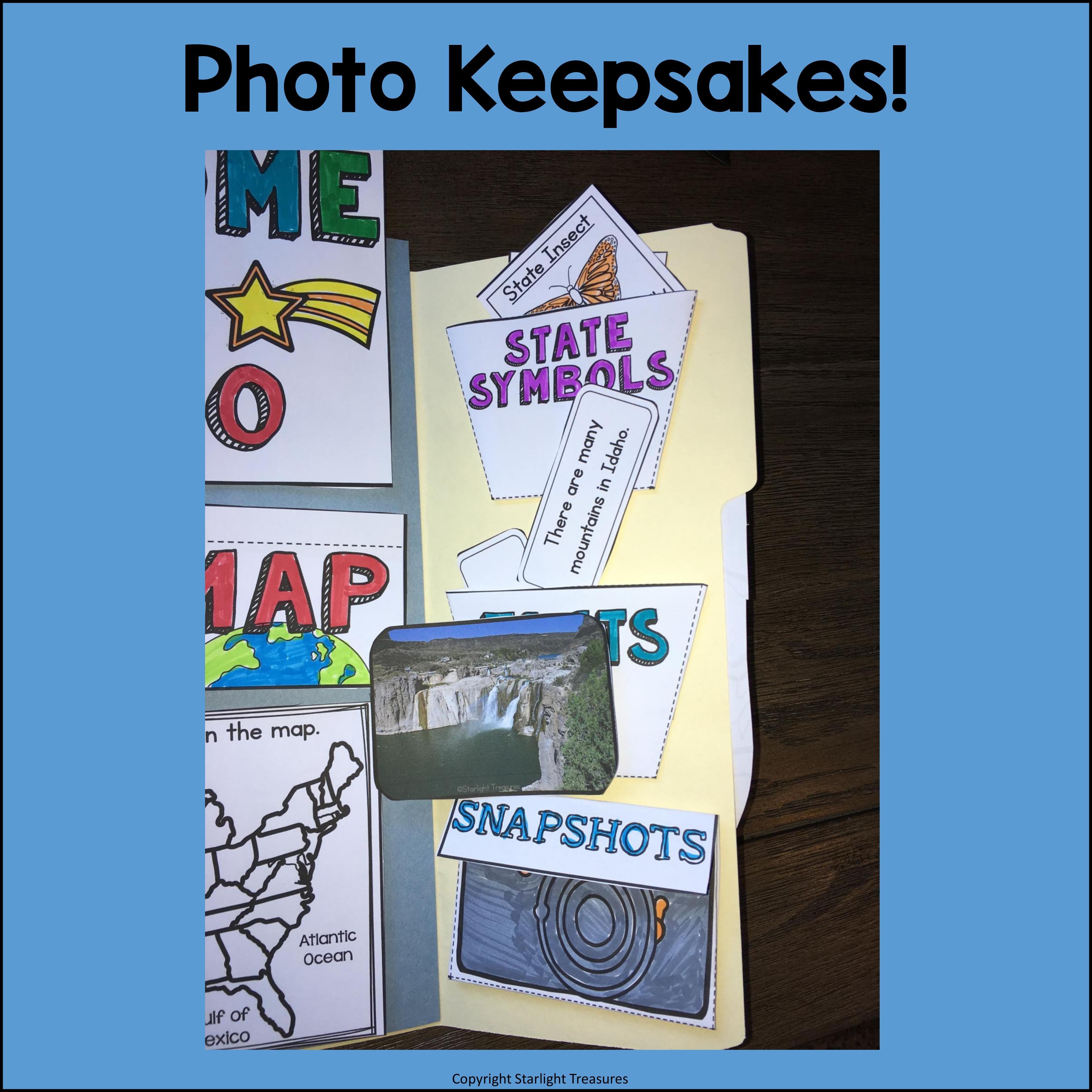 Idaho Lapbook for Early Learners - A State Study