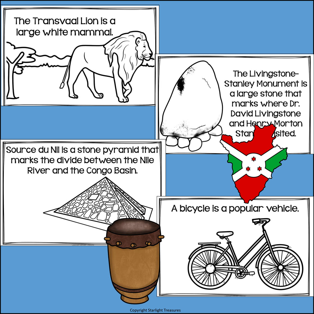 Burundi Mini Book for Early Readers - A Country Study
