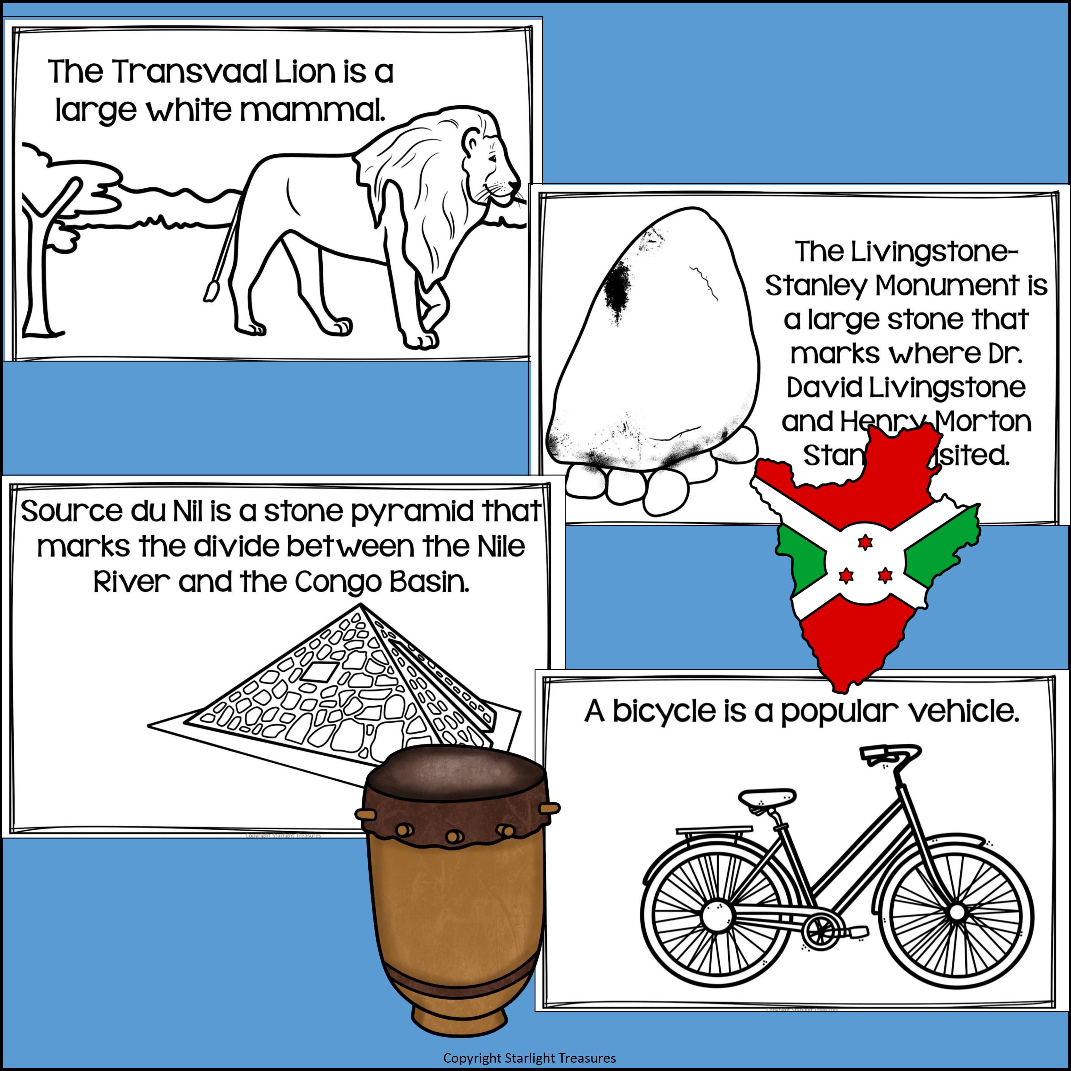 Burundi Mini Book for Early Readers - A Country Study
