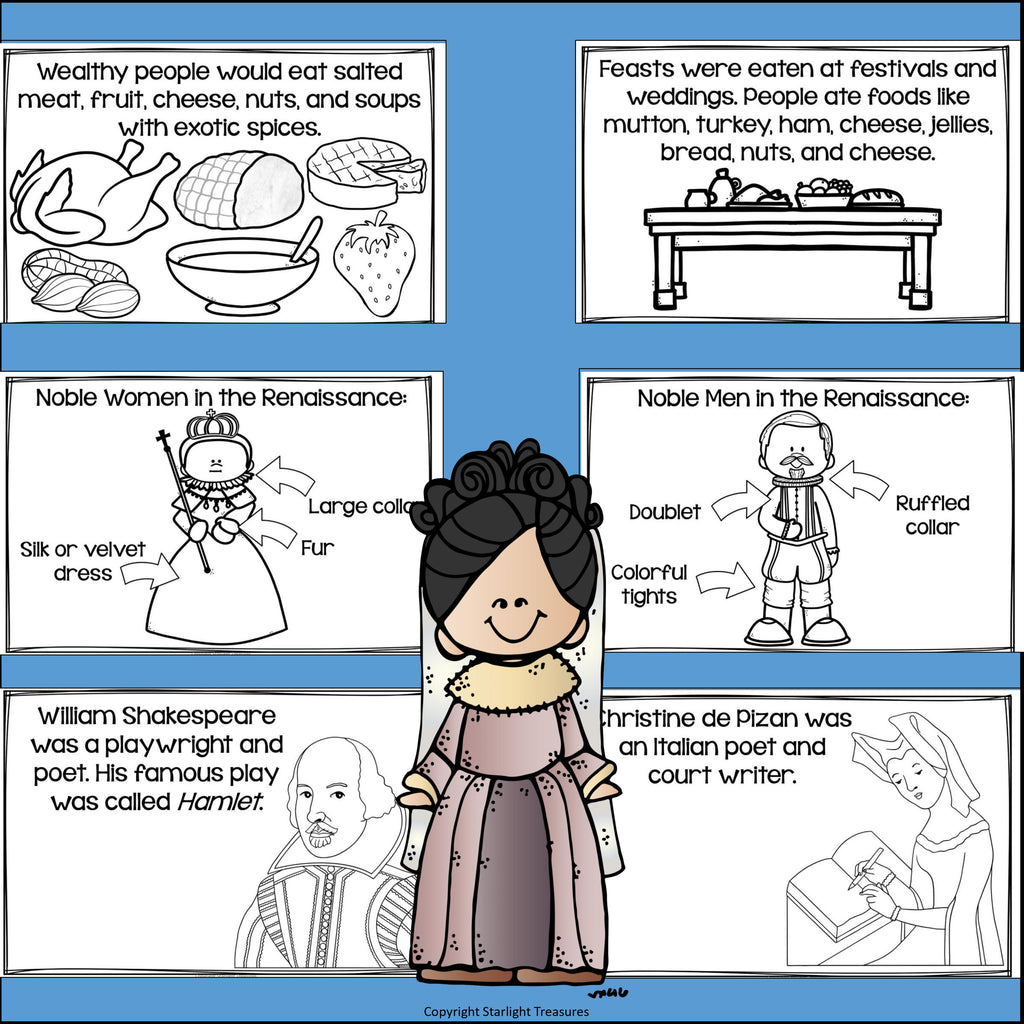 Renaissance Mini Book for Early Readers - Renaissance, Reformation, Exploration