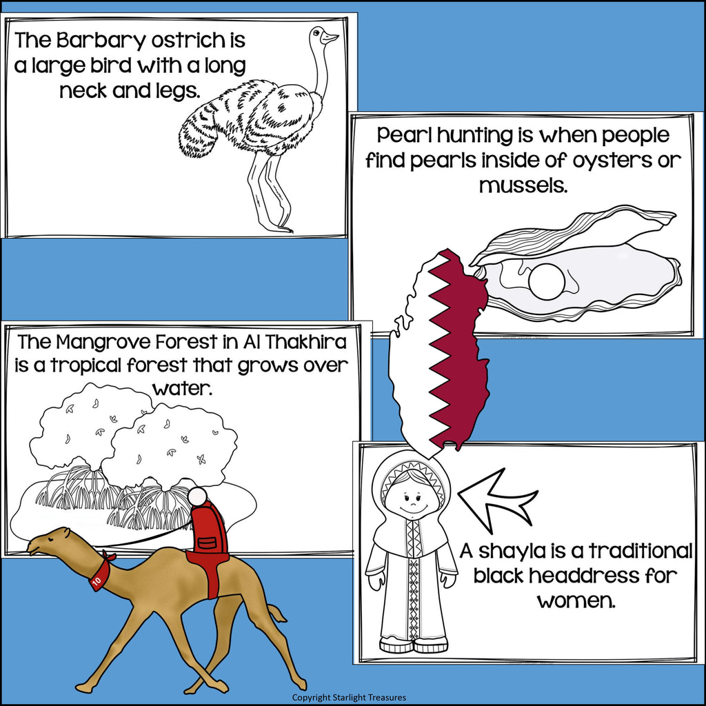 Qatar Mini Book for Early Readers - A Country Study