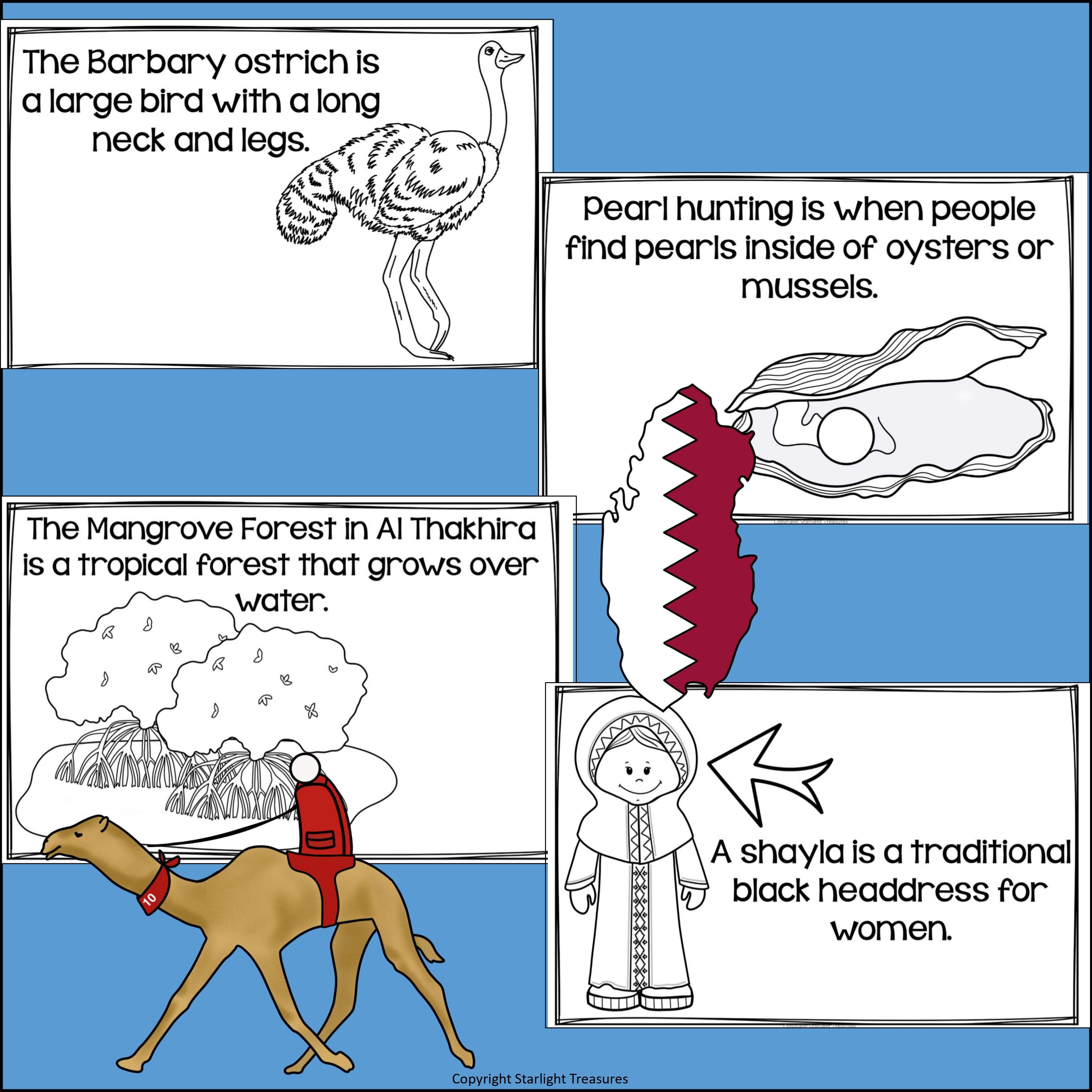Qatar Mini Book for Early Readers - A Country Study