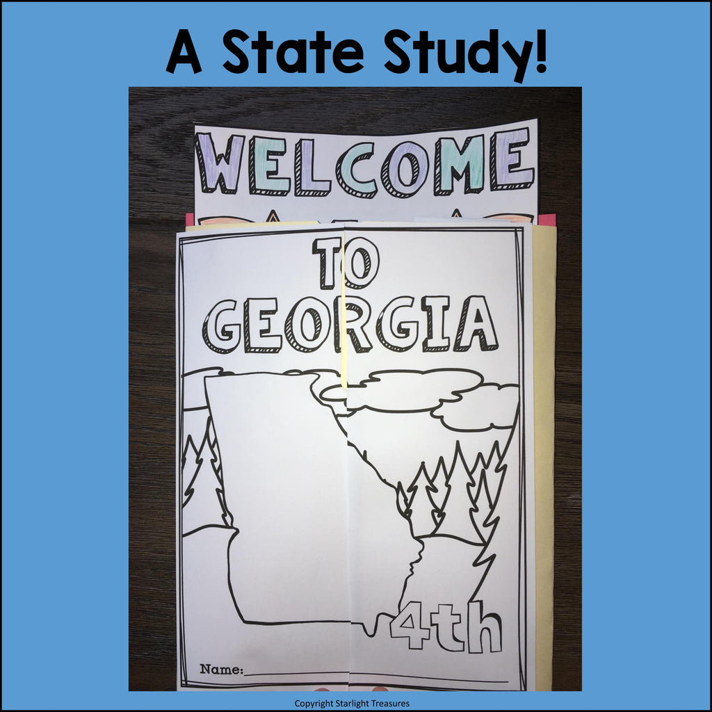 Georgia Lapbook for Early Learners - A State Study