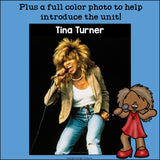 Tina Turner Mini Book for Early Readers: Women's History Month