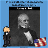 James K. Polk Mini Book for Early Readers: Presidents' Day