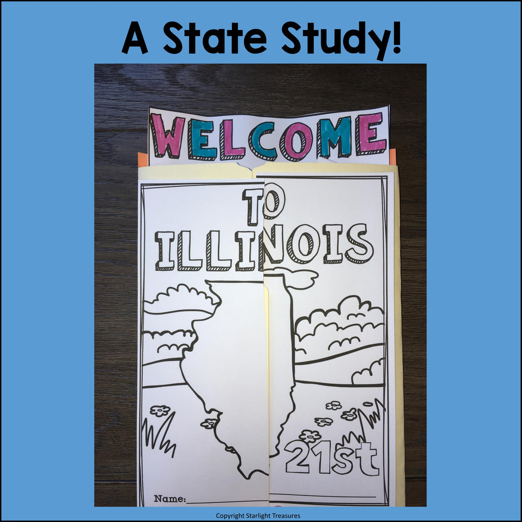 Illinois Lapbook for Early Learners - A State Study