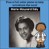 Marie Maynard Daly Mini Book for Early Readers: Women's History Month