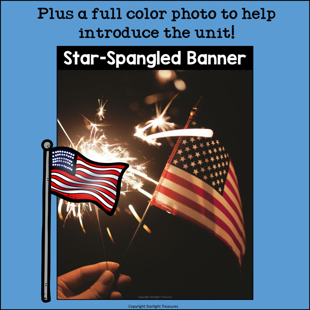 Star-Spangled Banner Mini Book for Early Readers: American Symbols
