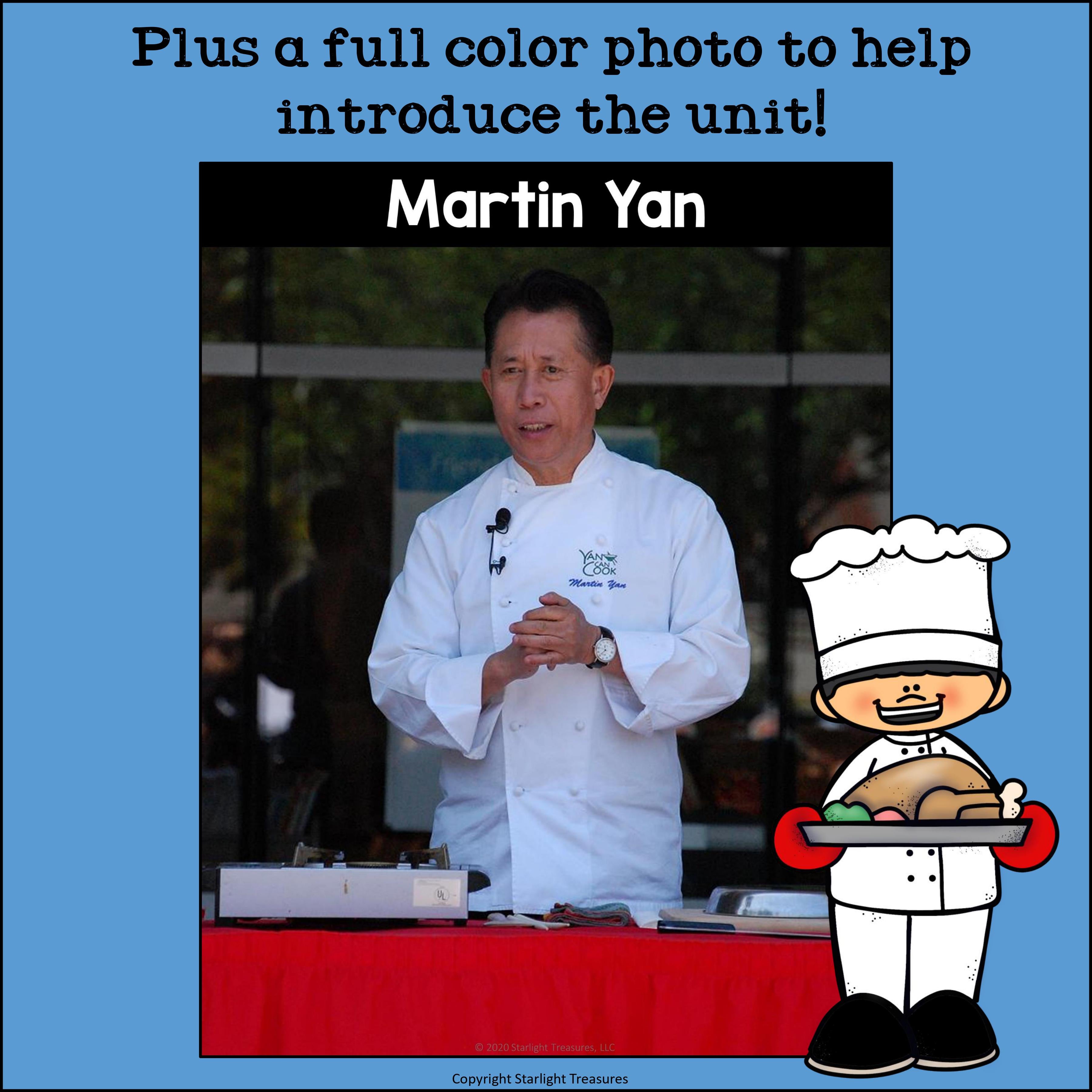 Martin Yan Mini Book for Early Readers: Asian/Pacific Islander Heritage Month