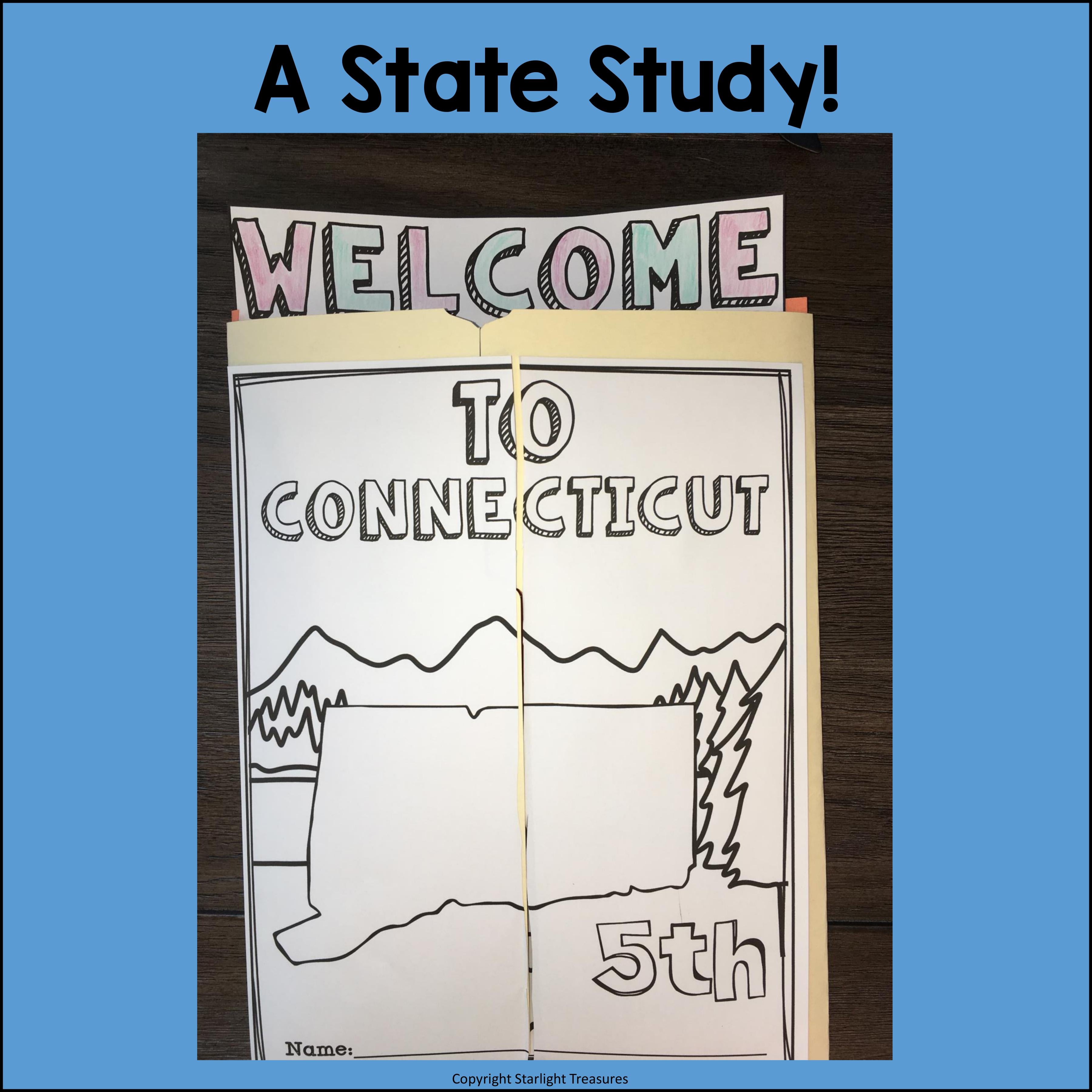 Connecticut Lapbook for Early Learners - A State Study