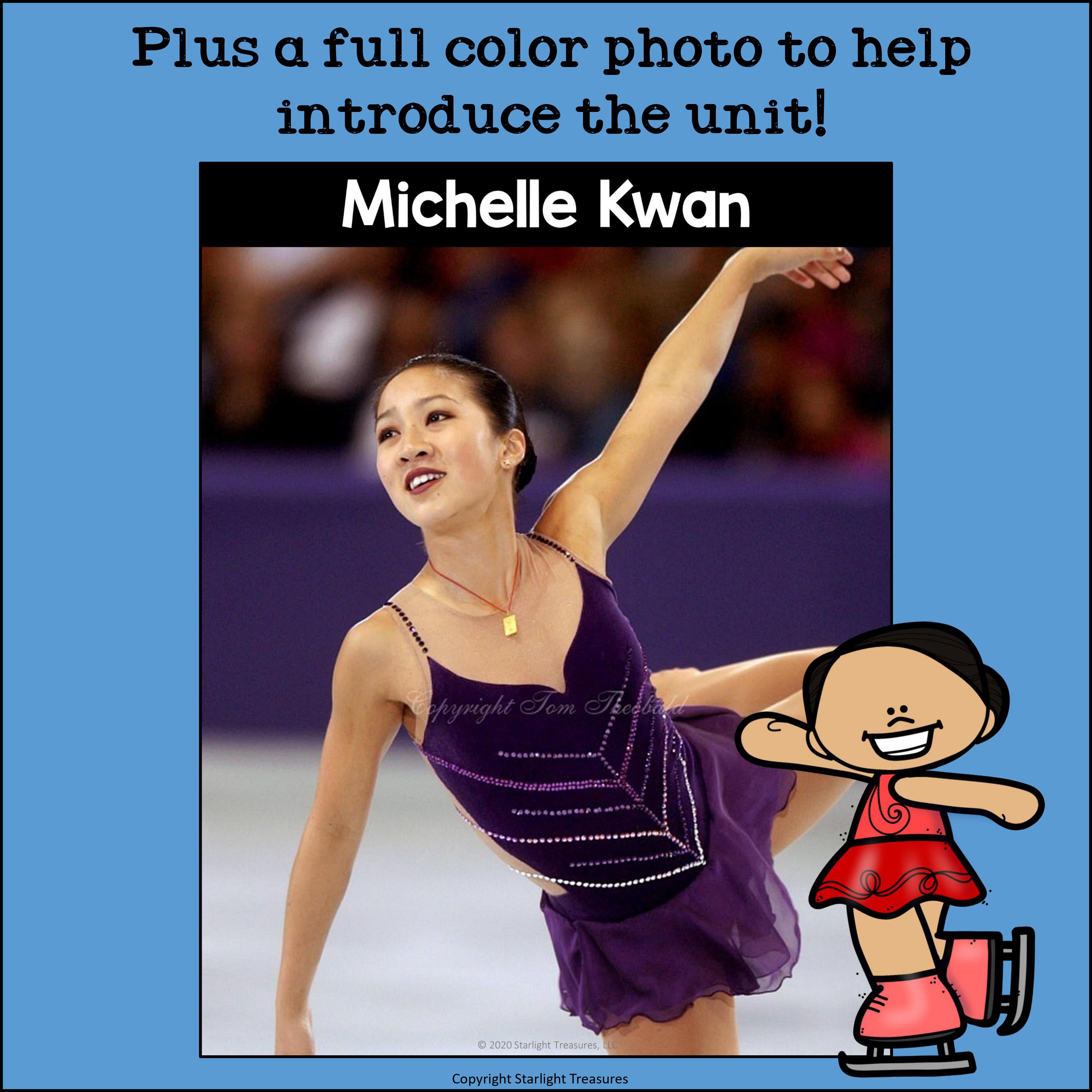 Michelle Kwan Mini Book for Early Readers: Asian/Pacific Islander Heritage Month