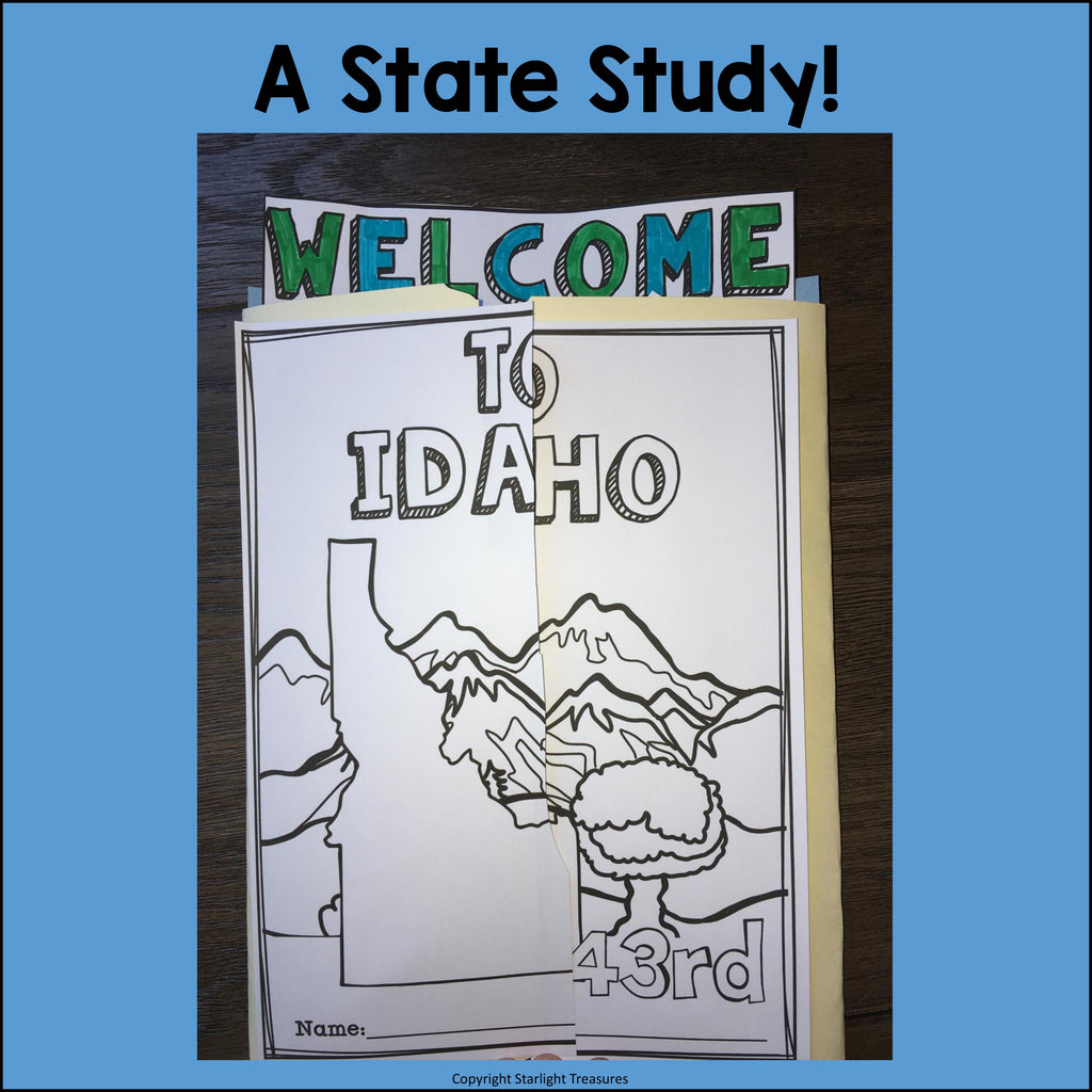 Idaho Lapbook for Early Learners - A State Study