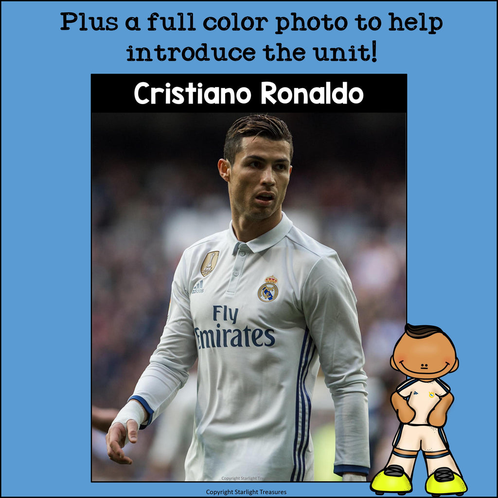 Cristiano Ronaldo Mini Book for Early Readers: Famous Athletes