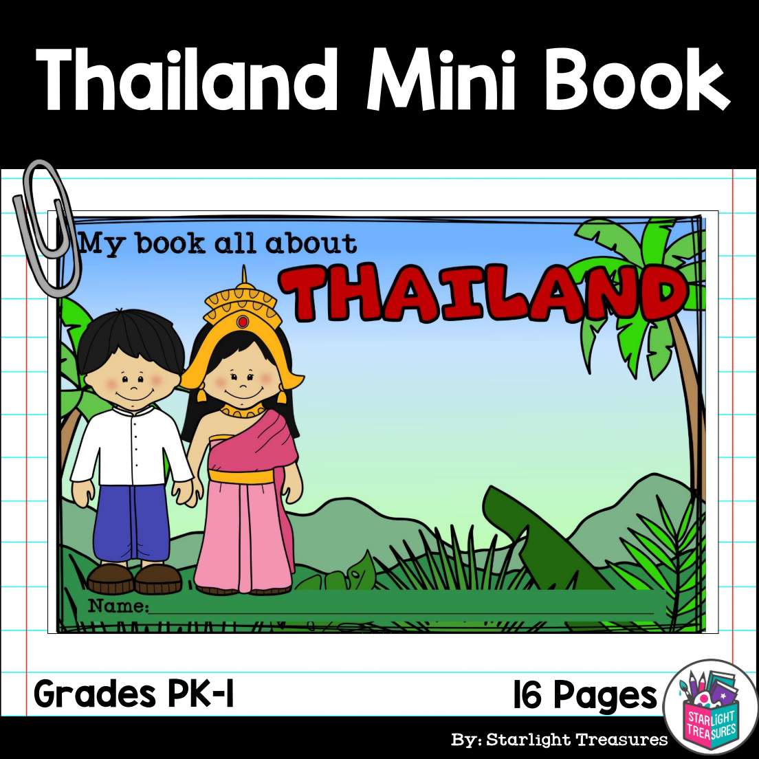 Thailand Mini Book for Early Readers - A Country Study