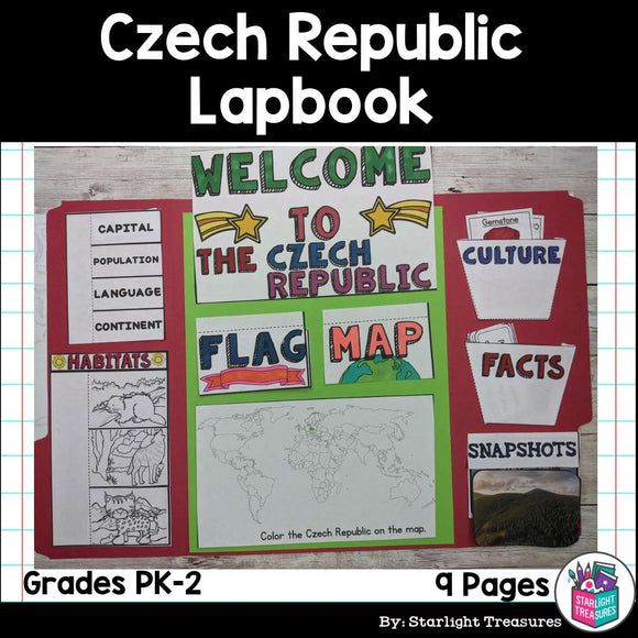 Czech Republic Lapbook for Early Learners - A Country Study