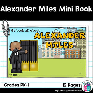 Alexander Miles Mini Book for Early Readers: Black History Month